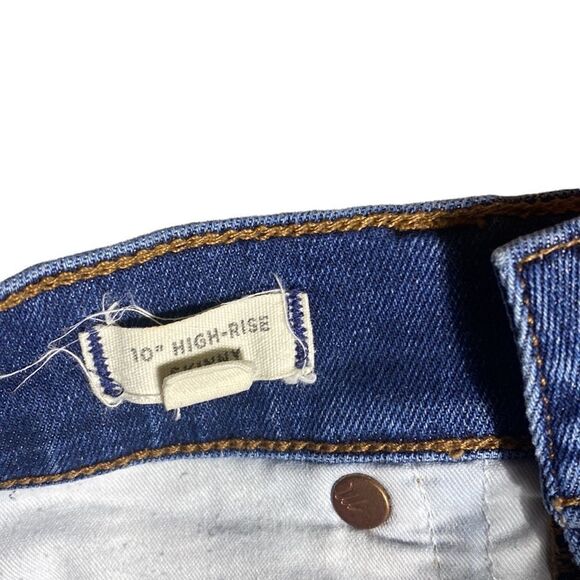 Madewell jeans 10” high rise skinny size 26 in Danny wash: tencel edition - Picture 10 of 10